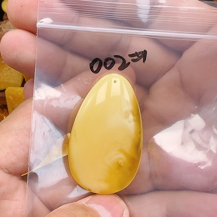 蜜蜡未镶嵌珠宝奇石蜜蜡吊坠