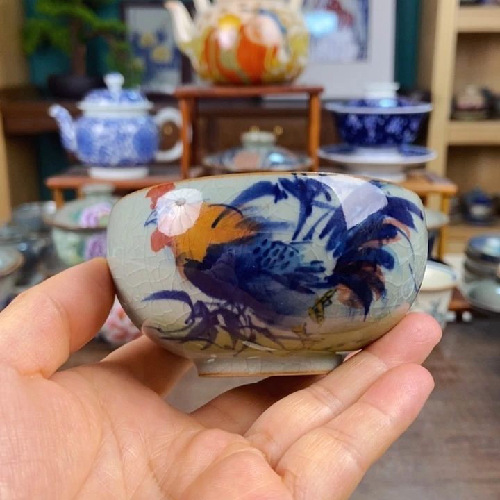 瓷片手工制作工艺精湛等特点