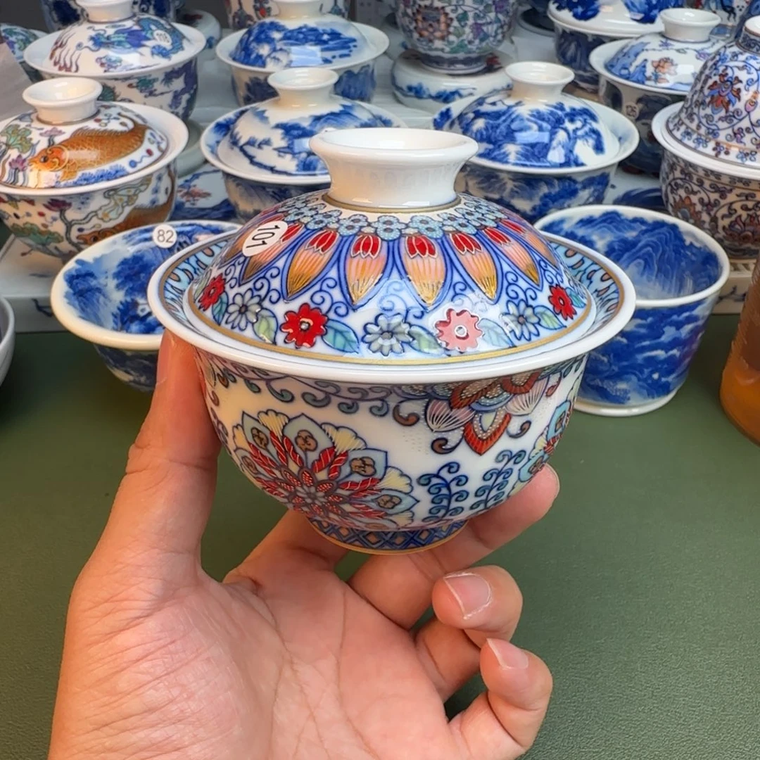 纯手工纯手绘茶具85
