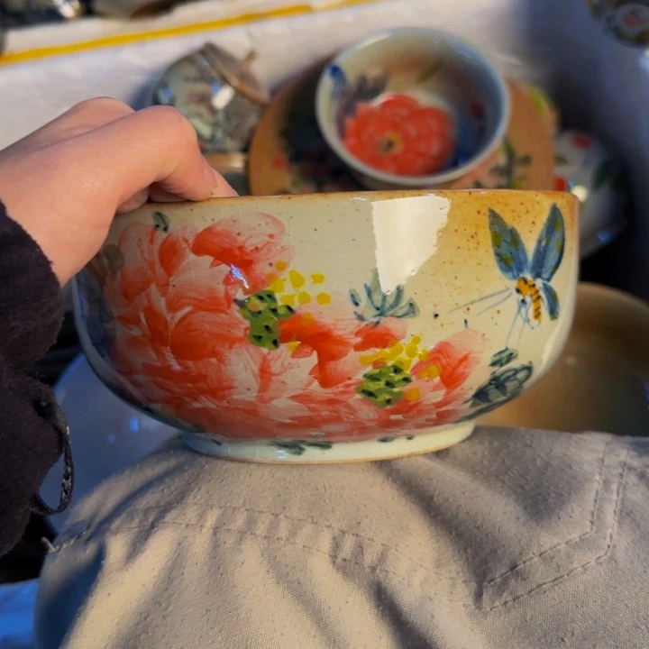 瓷片景德镇陶瓷手工手绘