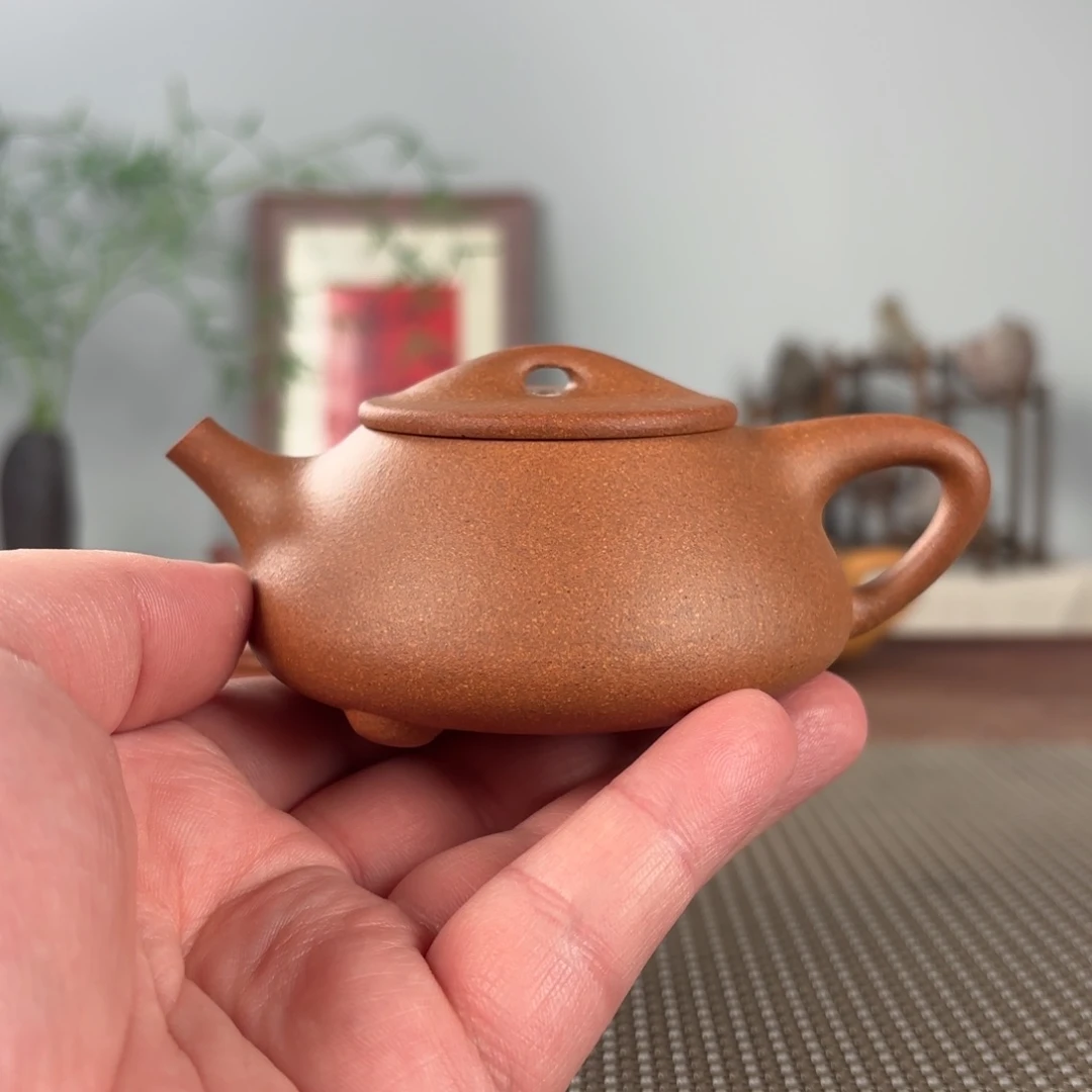紫砂茶壶微瑕黄龙山原矿紫砂壶