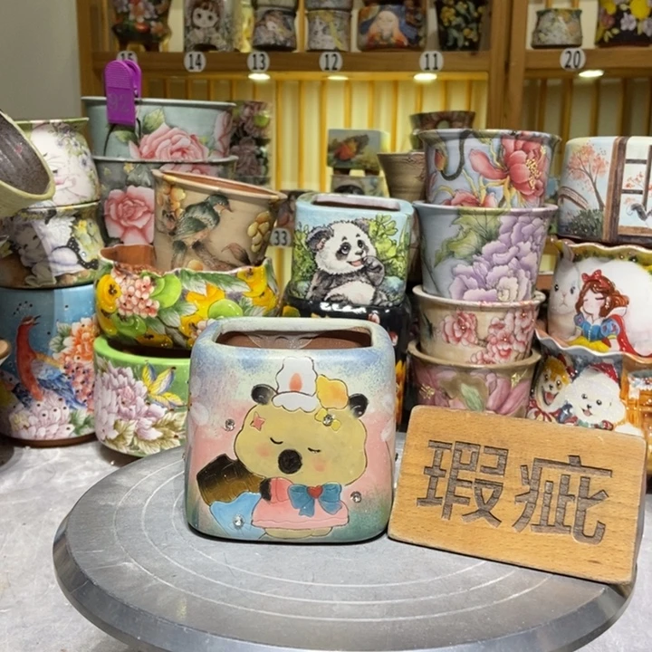 景德镇艺术手绘作品