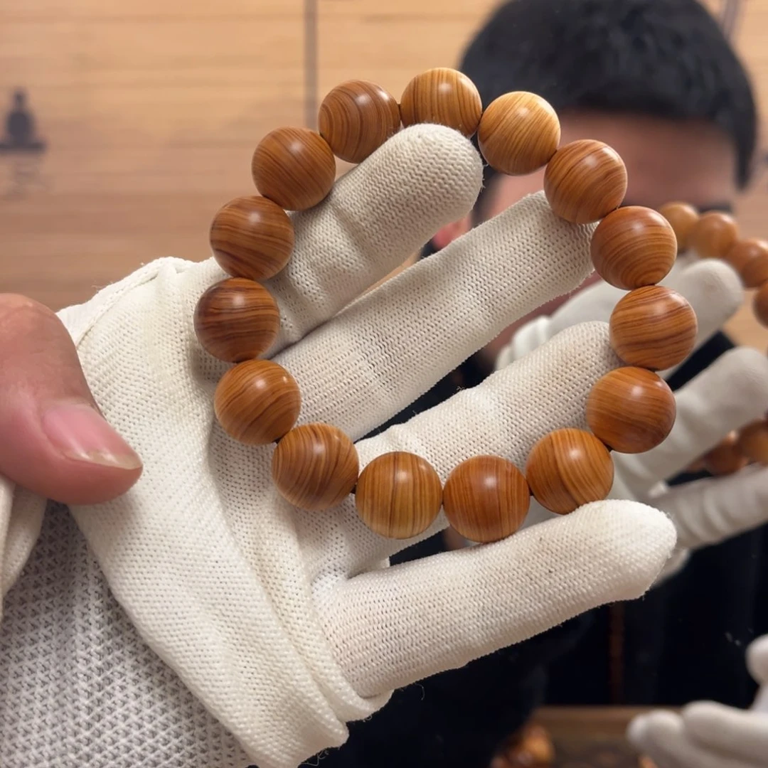 柏木（崖柏）手串/手链15红油顺纹板根料药香