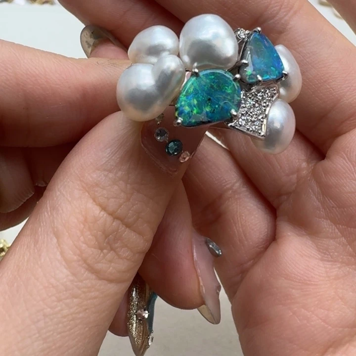 海水珍珠戒指未镶嵌