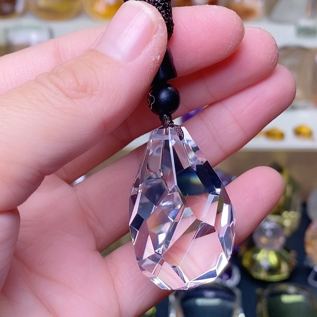 水晶未镶嵌吊坠(赠链)