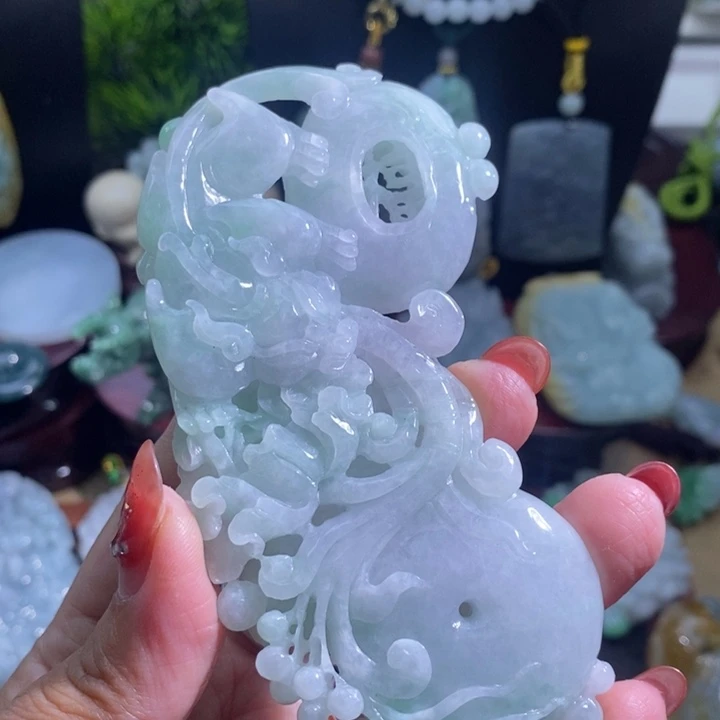 【闪购商品】颈饰未镶嵌翡翠貔貅扣