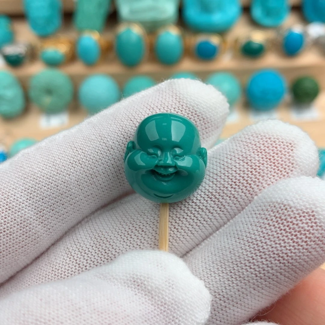 绿松石配饰未镶嵌15.4mm