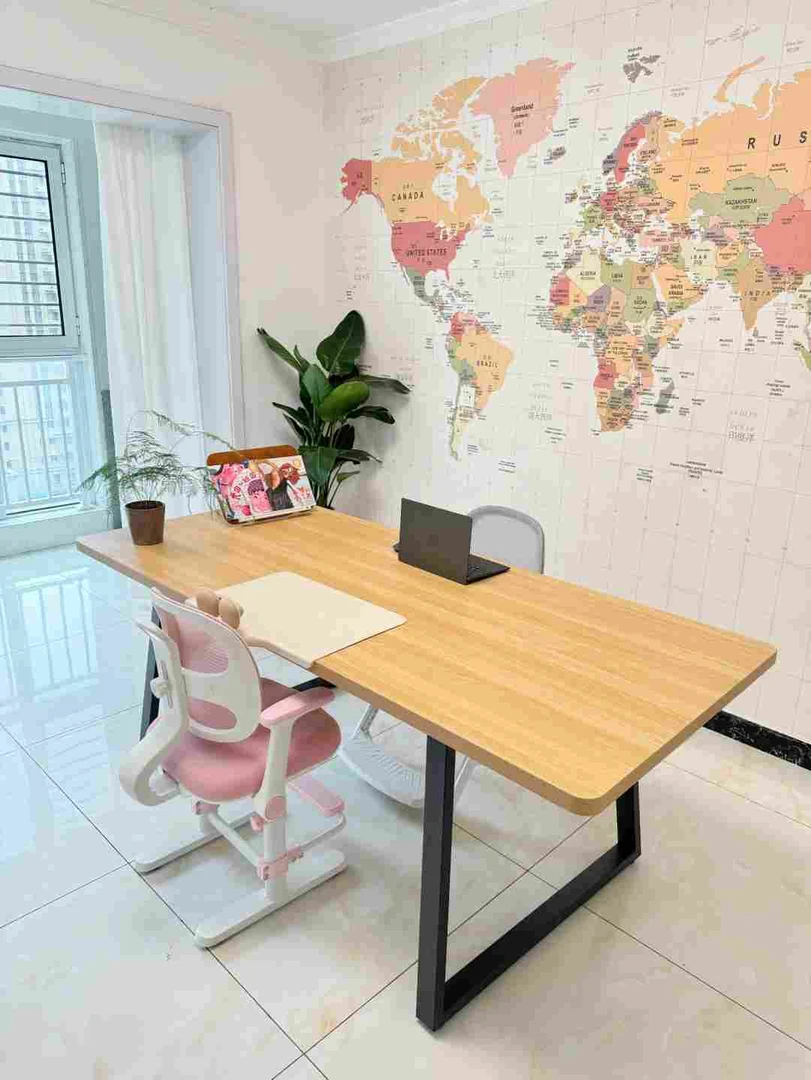 简约风不限书桌电脑长条书房书架吧台家用书桌客厅大书桌