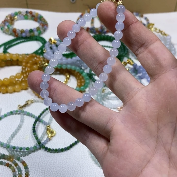 定制翡翠未镶嵌缅甸翡翠a货卡5.6