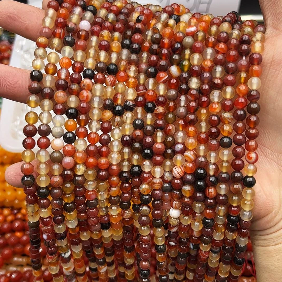 玛瑙/玉髓未镶嵌珠宝半成品缠丝玛瑙k6