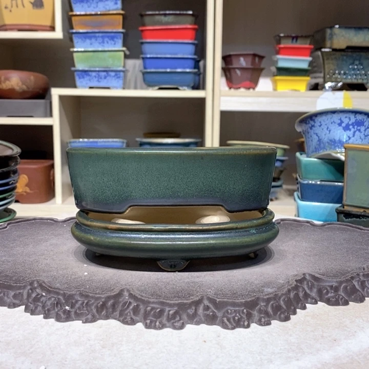 紫砂花盆瑕疵3.5-15-10 4.5-16-13口走形粘板