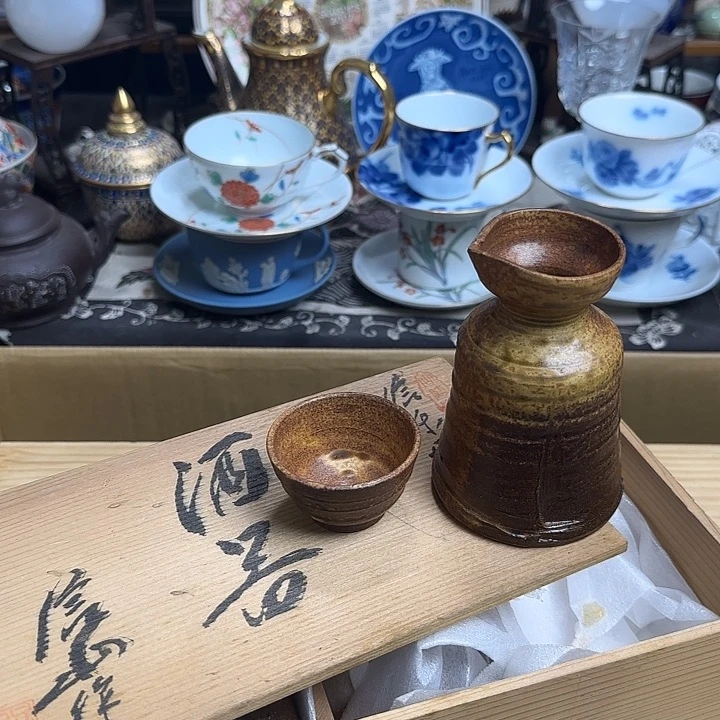 瓷片信乐烧2壶5杯啊啊啊啊啊啊啊啊啊