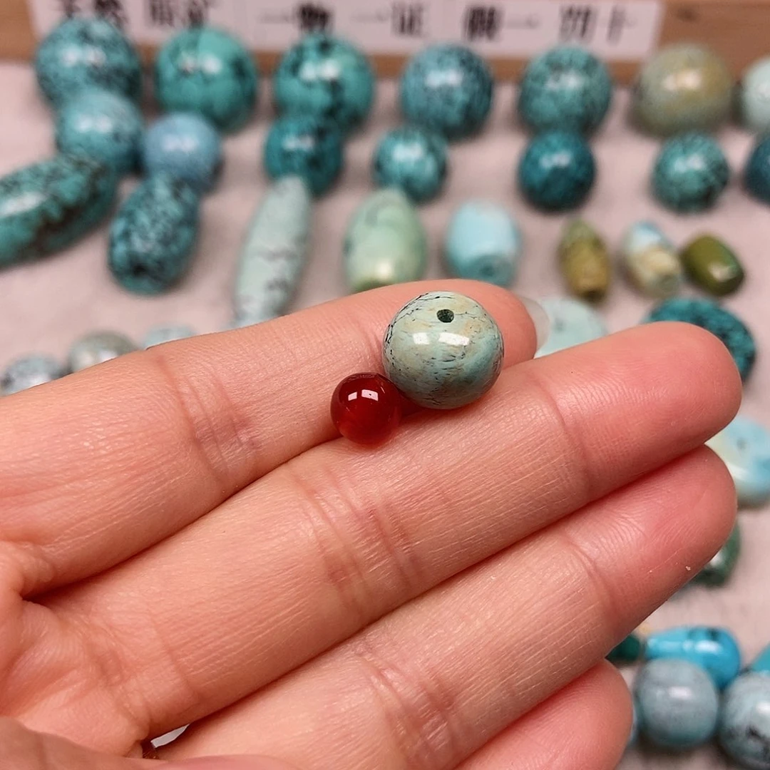 未镶嵌绿松石珠宝半成品风****、