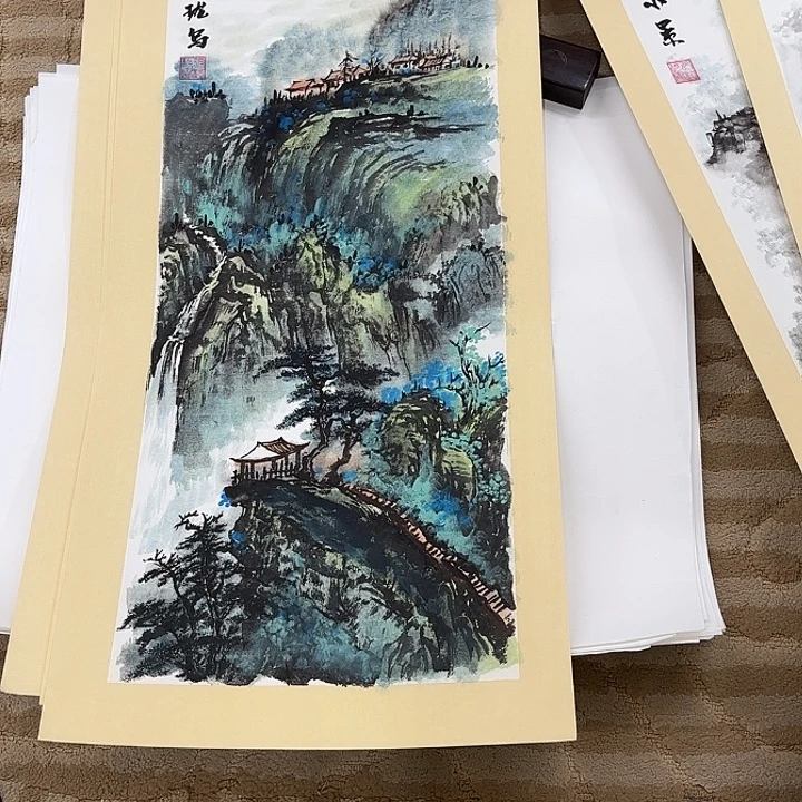 谷***社国画花鸟的翅膀和翅膀是