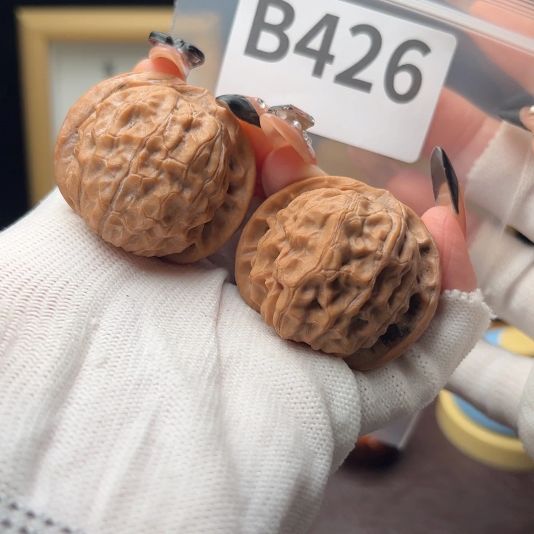 把件文玩核桃39石门元宝b426