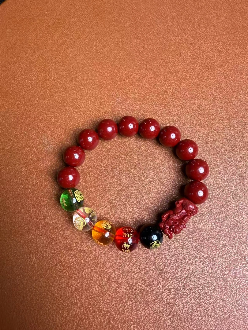 含辰砂工艺品025精美手串 (无礼盒）