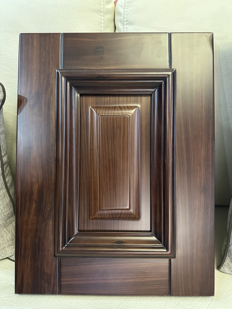 实木黑檀定制衣柜橱柜门板高品质柜门轻奢