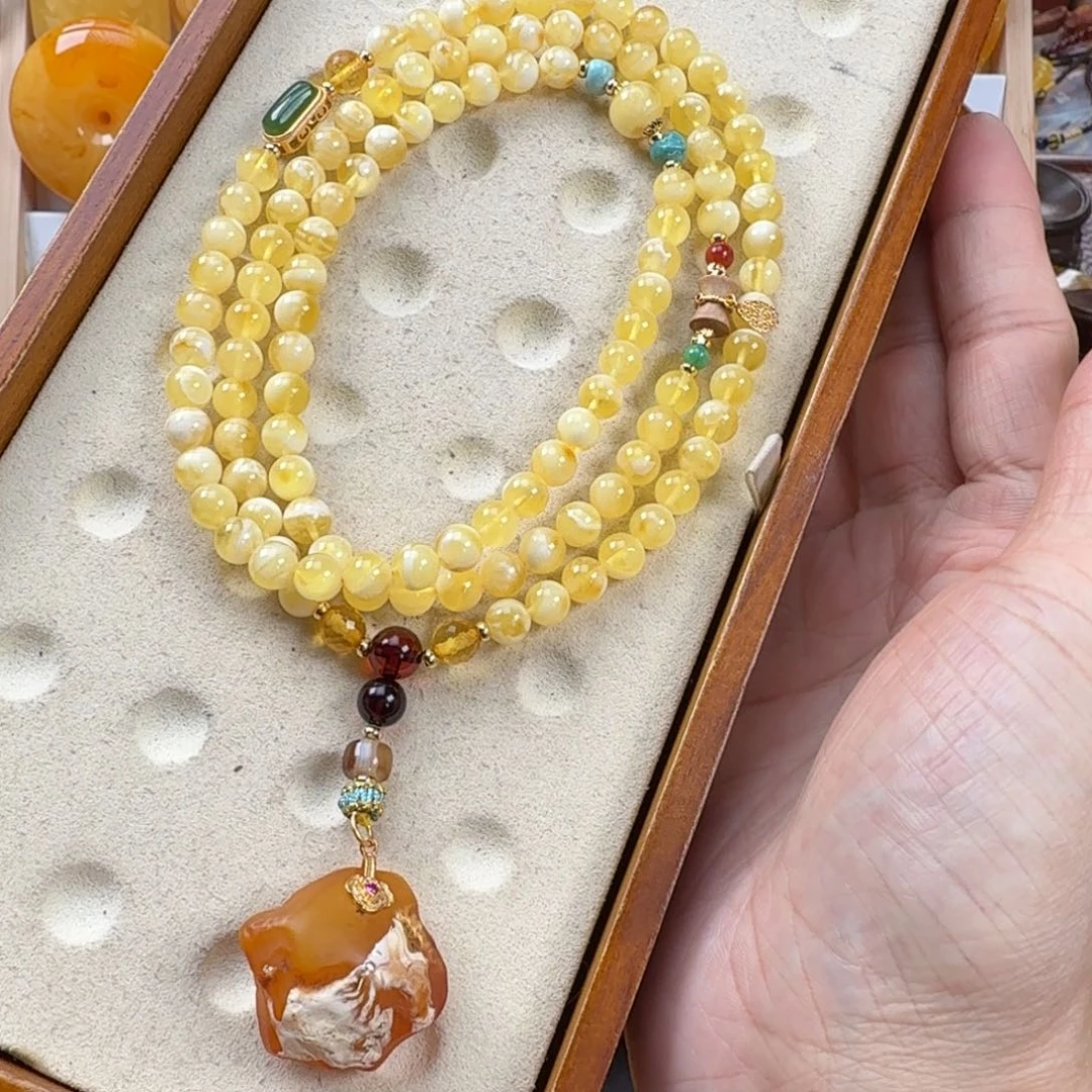 手链蜜蜡未镶嵌蜜蜡