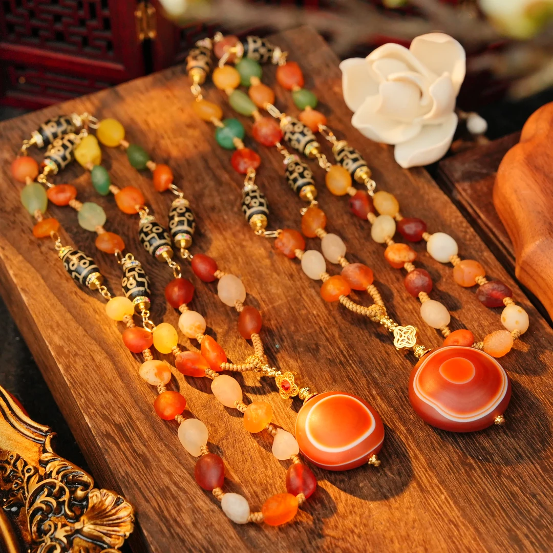 合金项链 羊板Ｙ珠珠吊坠（多样性发其一）LXR0100315