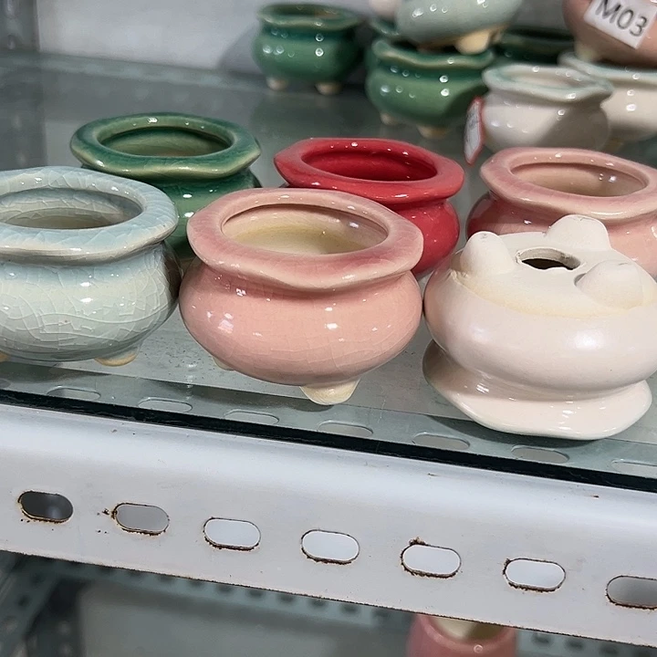 微瑕陶瓷花盆满9.9发