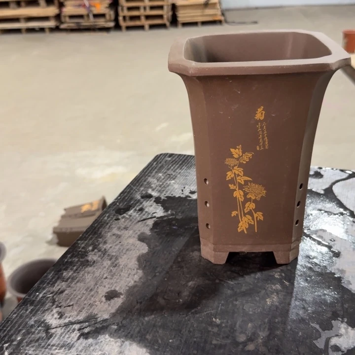 紫砂紫砂花盆破损补发高度22口径16单只