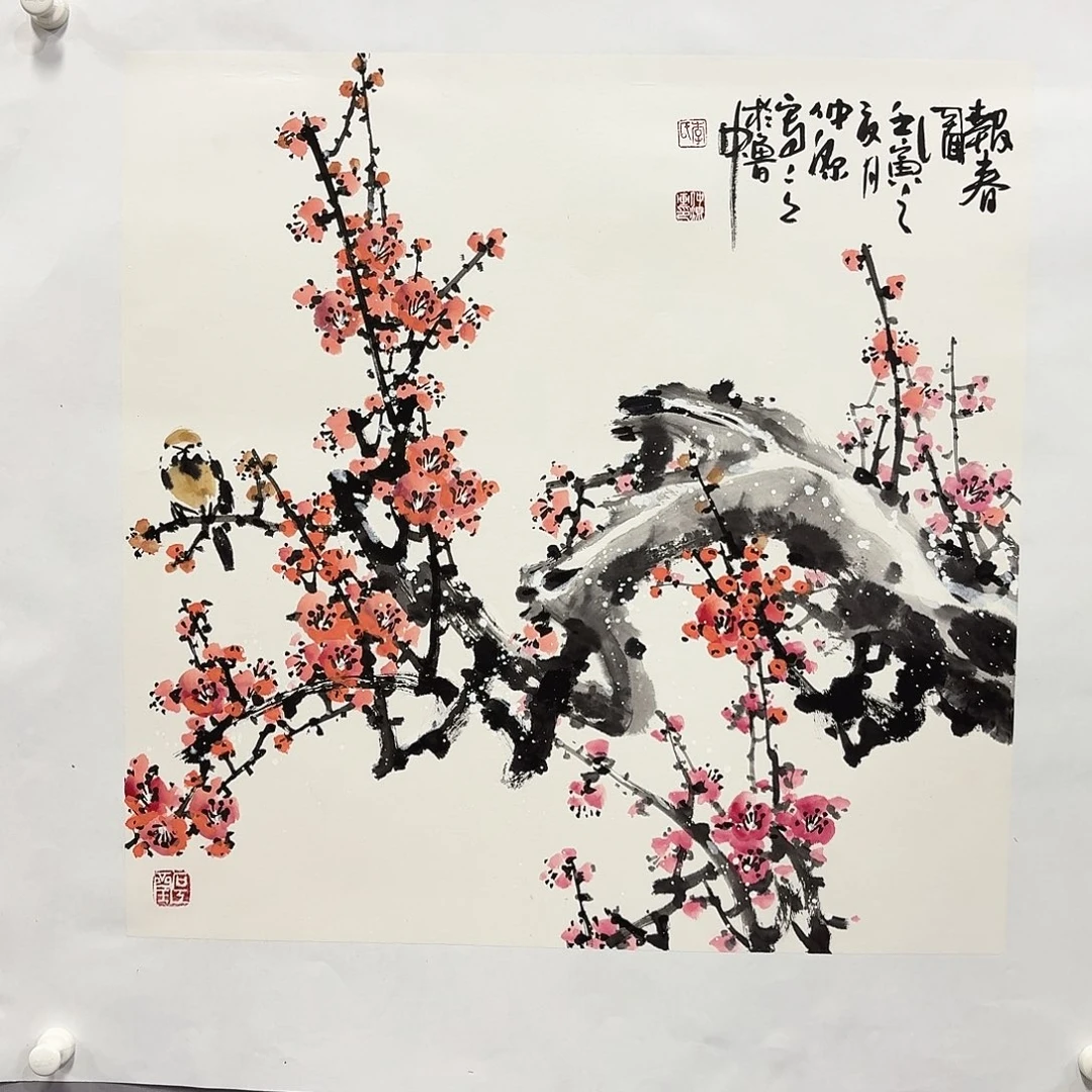 国画亲笔手绘放心去藏