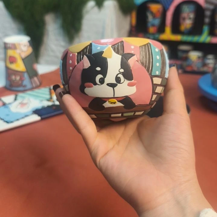 景德镇原创釉下彩手工杯