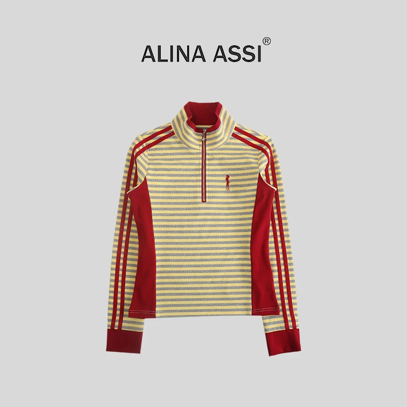 【糯米姐】2025冬季新款显瘦T恤休闲长袖上衣Y1290