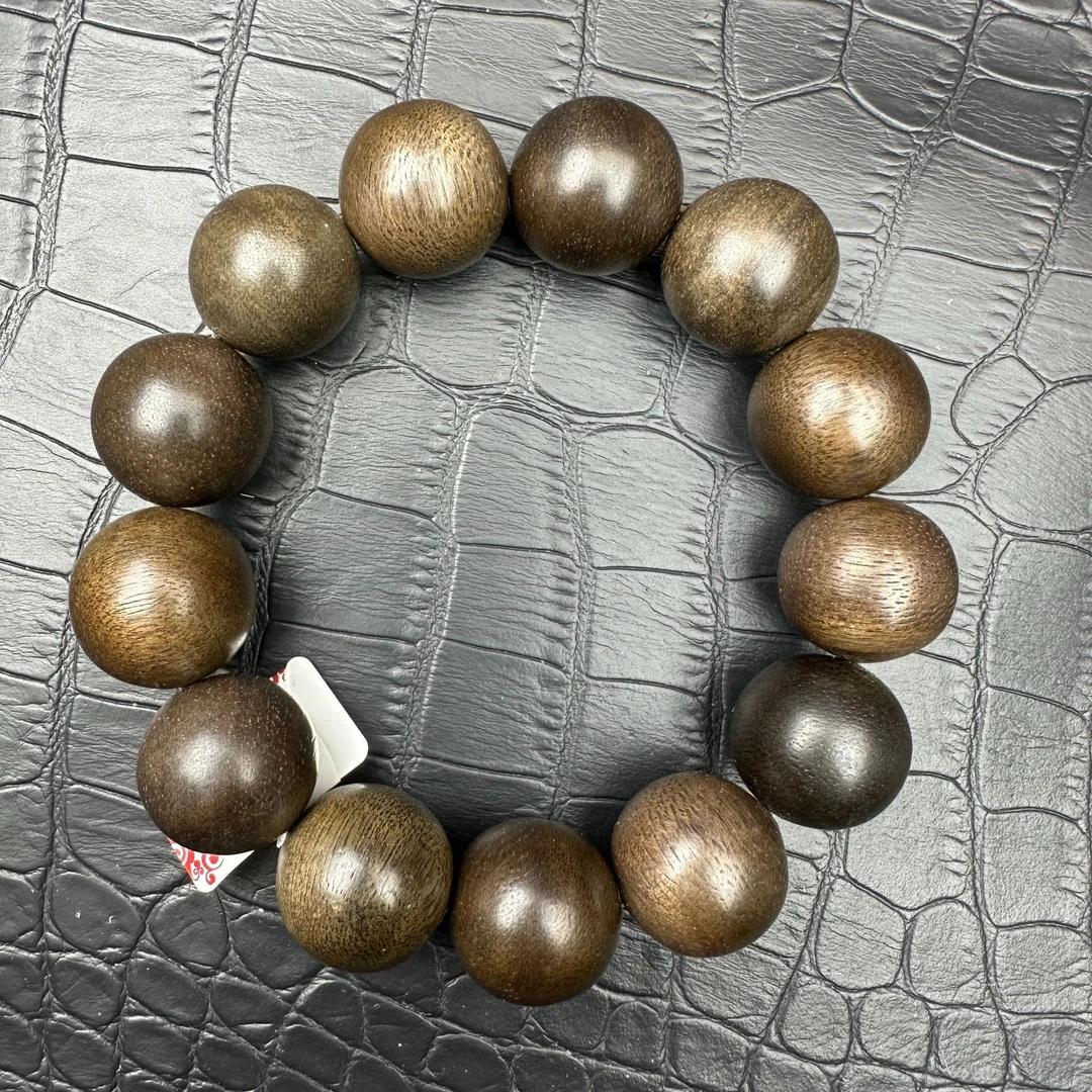 830沉木圆珠手串