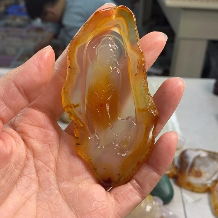 玛瑙/玉髓吊坠(不含链)未镶嵌