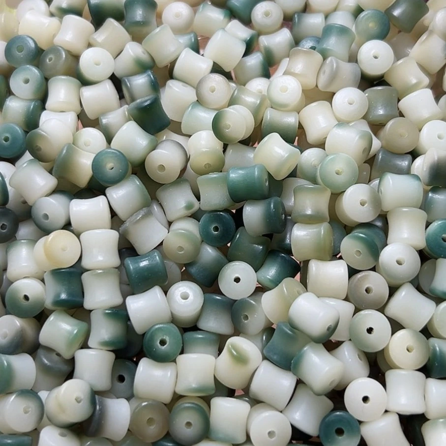 菩提根9mm飘绿竹节120颗