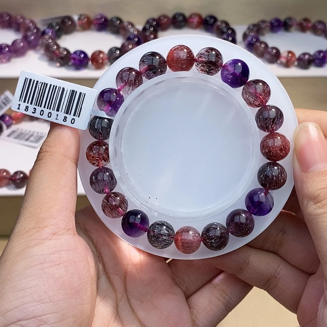 水晶未镶嵌手链黑加仑黑加仑9