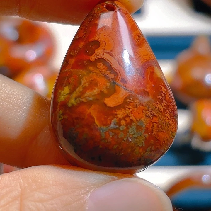 玛瑙/玉髓吊坠(不含链)未镶嵌