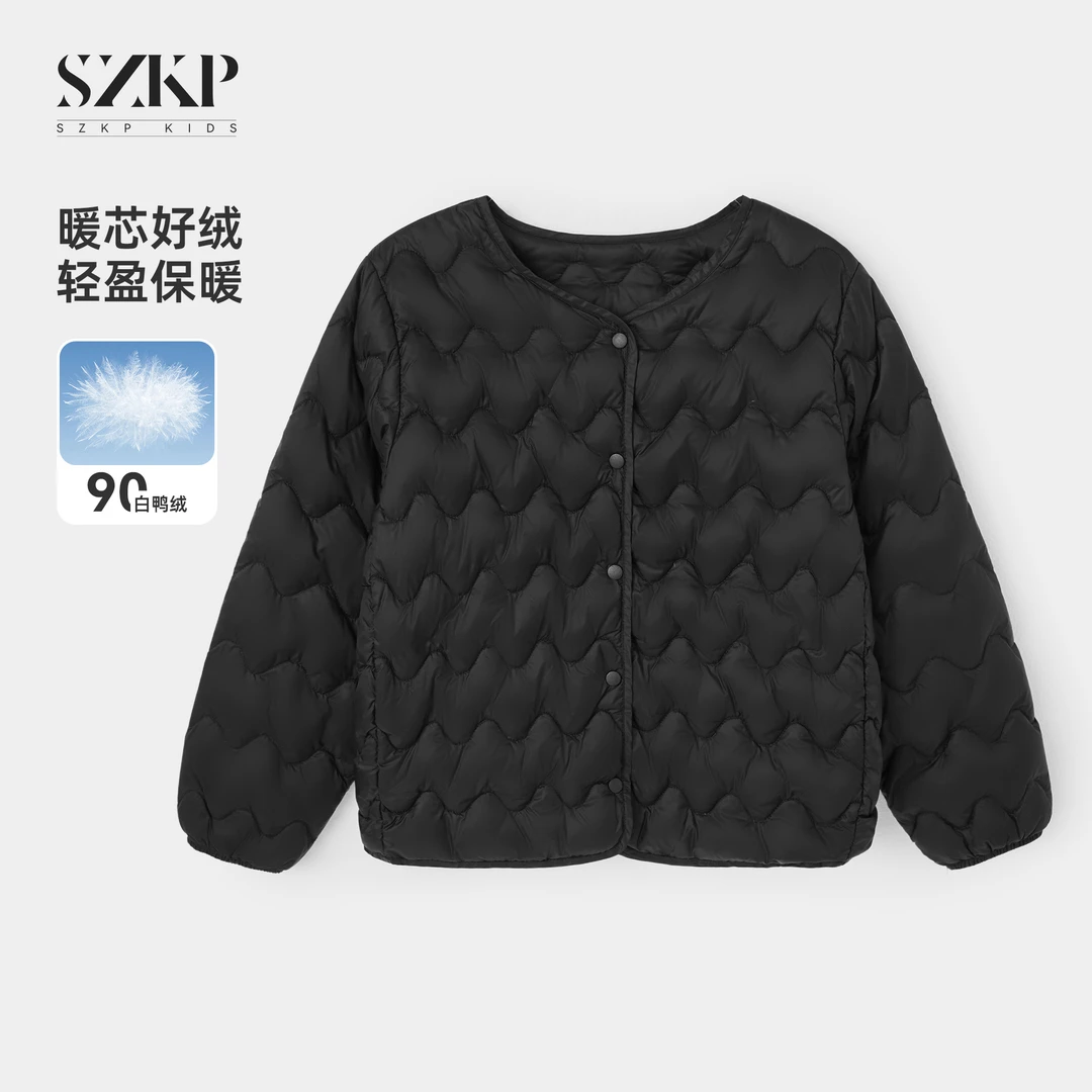 SZKP冬季新款女童装保暖上衣中大童儿童轻薄羽绒服汉服YNYD556265