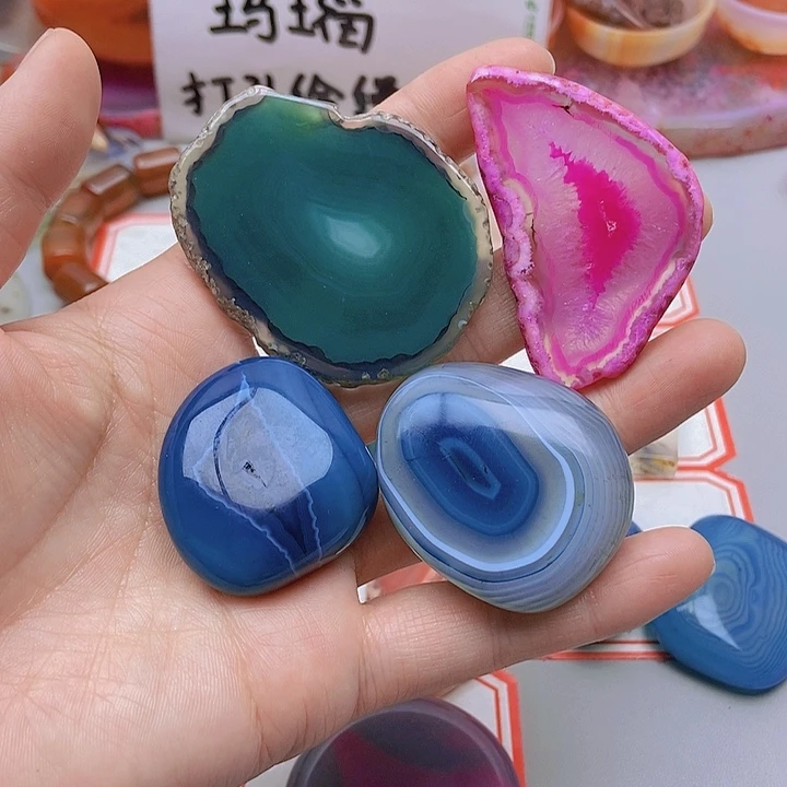 【闪购商品】玛瑙/玉髓珠宝半成品未镶嵌盈*