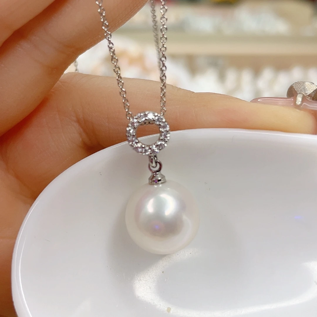 淡水珍珠未镶嵌吊坠(赠链)