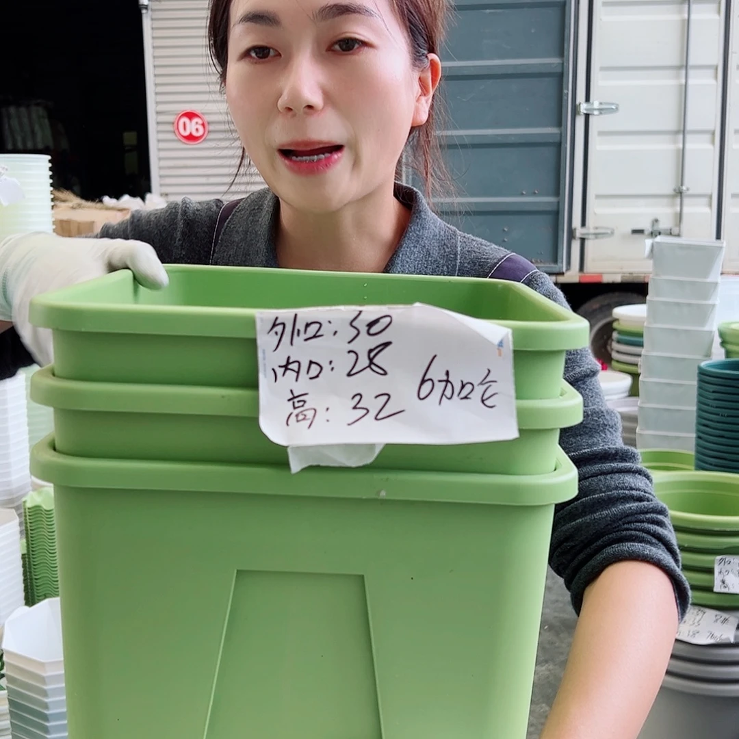 方盆F30果绿3个无托