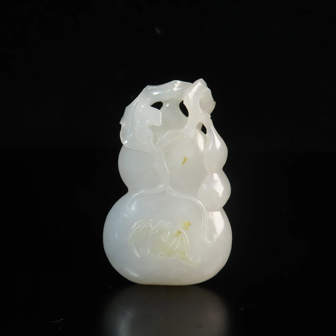 晚清民国玉葫芦/MZ535342/和田玉/民族文物