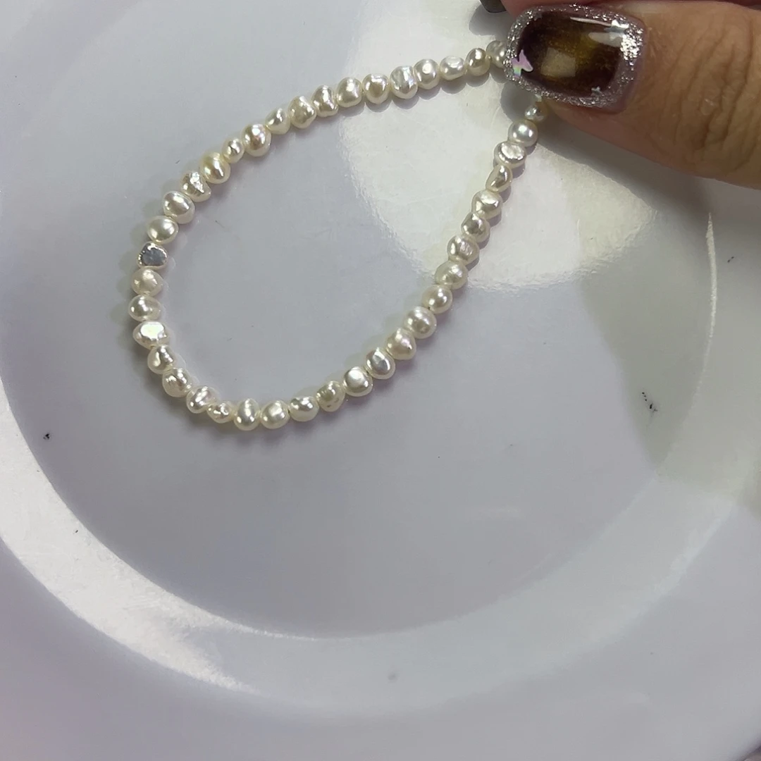 钛钢淡水珍珠手绳