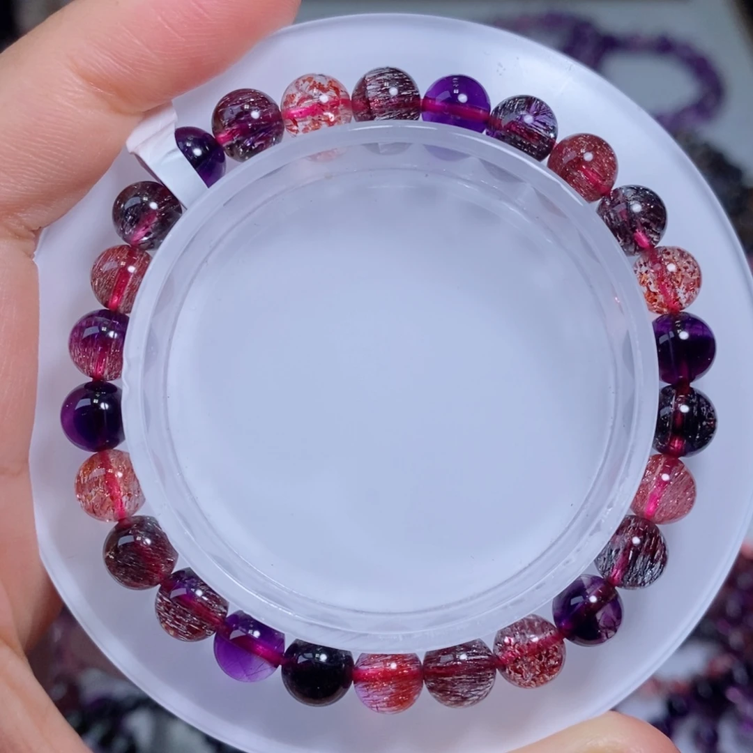 水晶手链未镶嵌黑加仑