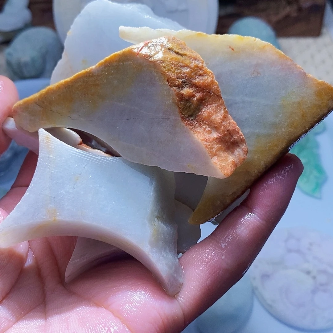 翡翠未镶嵌颈饰888
