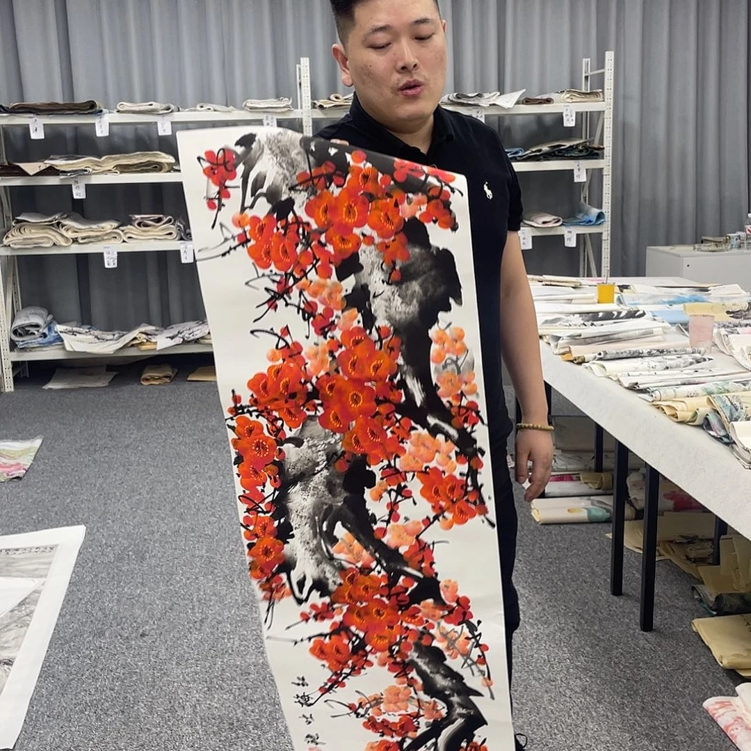国画纯手绘画作品