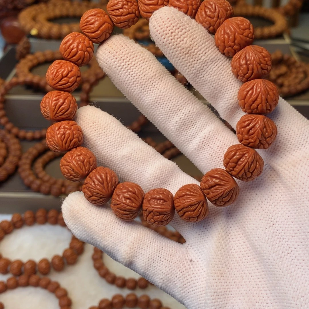 手串桃核秦岭龙纹