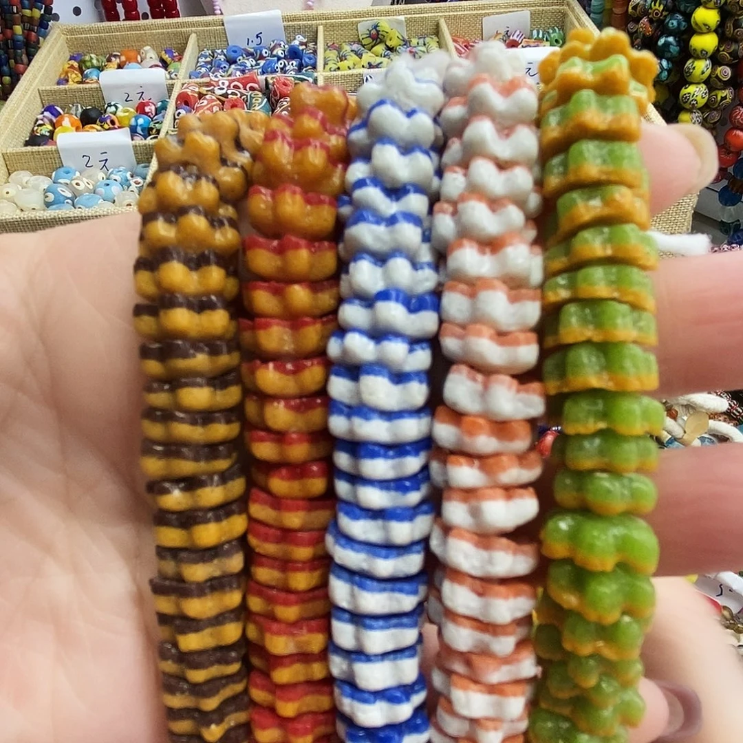 琉璃颈饰非洲花隔片卡11左右，131