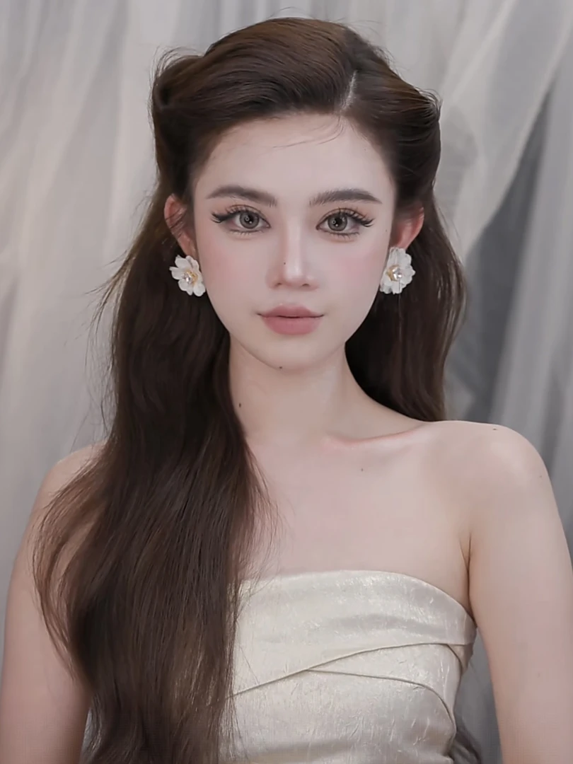 喜看优选仙气花朵ins风耳环新款花瓣超仙简约耳饰