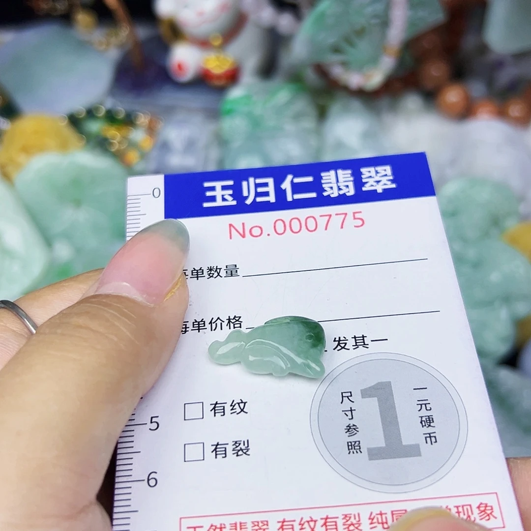 翡翠未镶嵌吊坠(不含链)1111