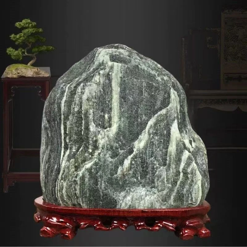 室内外玄关客厅书房平安石摆件风化