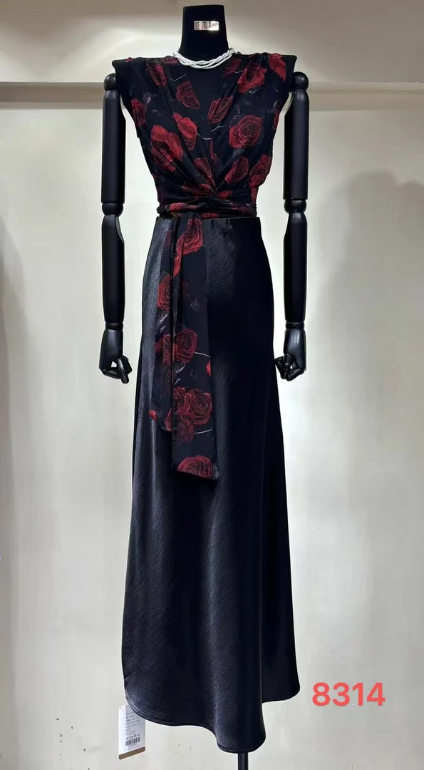 【茹哥】法式挂脖V领无袖背心女系带收腰显瘦短款上衣夏