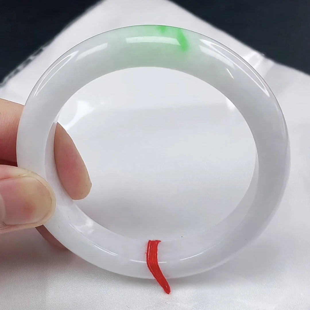 缅甸天然翡翠a货手镯，圈57.8（6403）正