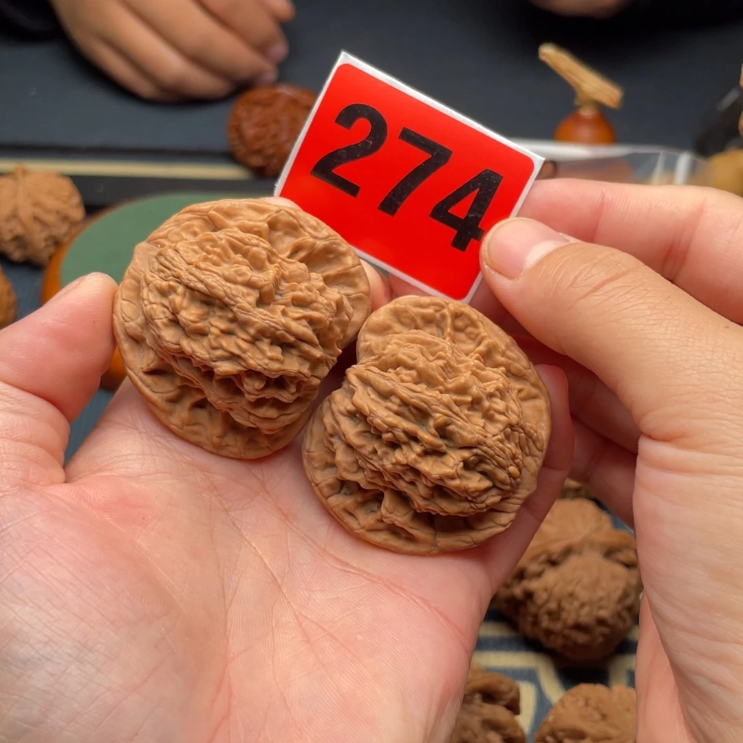 吊坠文玩核桃45全品虎头274号